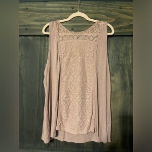 Dusty Pink  Sleeveless Lavender front top